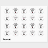 White Dog Pw Custom Danke Stickers (Blatt)