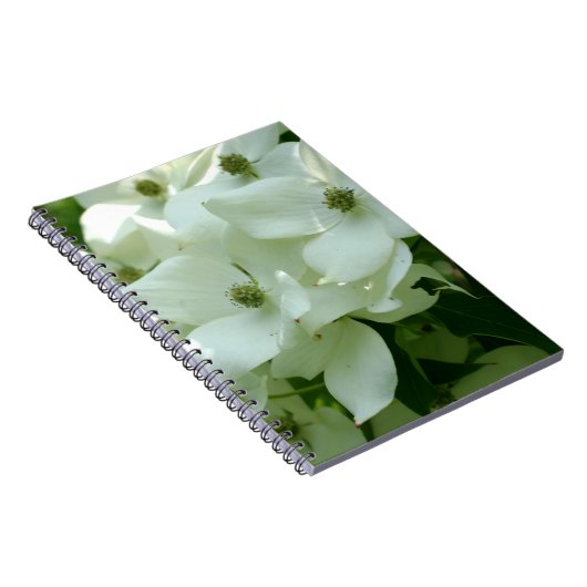 White Dogwood Blume Nature Notebook Notizblock (Rechte Seite)