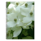White Dogwood Blume Nature Notebook Notizblock (Vorderseite)