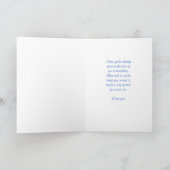 White Dogwood Muttertagskarte Karte (Innenseite)