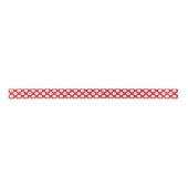 White Dots Red Satinband (Vorderseite)