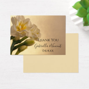 White Double Daffodils Spring Wedding Fevor Tags