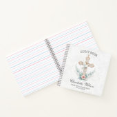 White Dove First Holly Communion Gästebuch Notizblock (Innenseite)