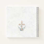 White Dove First Holly Communion Gästebuch Notizblock (Rückseite)