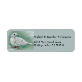 White Dove in the Pine Christmas