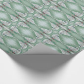 White Dove in the Pine Christmas Geschenkpapier (Ecke)