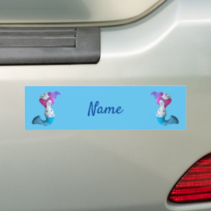 White Dove Mermaid Thunder_Cove Autoaufkleber