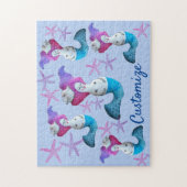 White Dove Mermaid Thunder_Cove Puzzle (Vertikal)