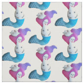 White Dove Mermaid Thunder_Cove Stoff (Muster)