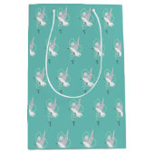 White Dove mit Rosary Mittlere Geschenktüte (Vorderseite)