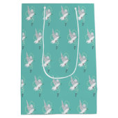 White Dove mit Rosary Mittlere Geschenktüte (Rückseite)