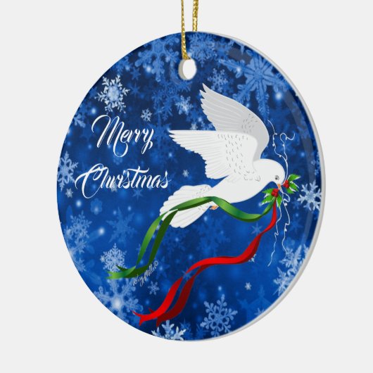 White Dove Ornament (Links)