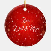 White Dove Ornament (Hinten)