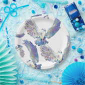 White Dove Peace Love Bird Maureen Girard Pappteller (Party)