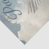 White Dove Peace-Rose Seidenpapier (Detail)