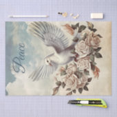 White Dove Peace-Rose Seidenpapier (Handwerk)