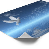 White Dove Poster (Ecke)