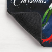 White Dove Weihnachtsmäuse Pad Mousepad (Ecke)