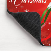 White Dove Weihnachtsmäuse Pad Mousepad (Ecke)