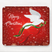 White Dove Weihnachtsmäuse Pad Mousepad (Vorne)