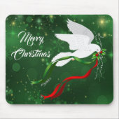 White Dove Weihnachtsmäuse Pad Mousepad (Vorne)