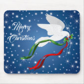 White Dove Weihnachtsmäuse Pad Mousepad (Vorne)