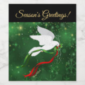 White Dove Weinetikett (Einzelnes Label)