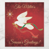 White Dove Wine Label Weinetikett (Einzelnes Label)