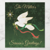 White Dove Wine Label Weinetikett (Einzelnes Label)