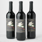 White Dove Wine Label Weinetikett (Flaschen)
