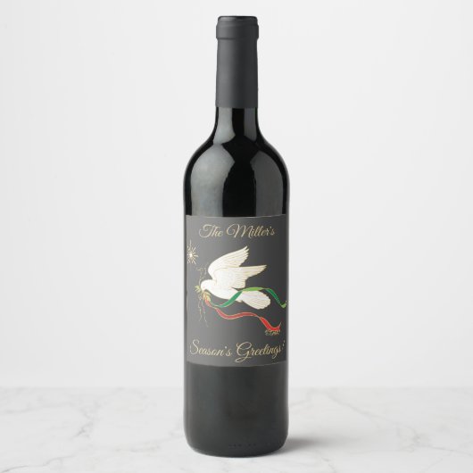 White Dove Wine Label Weinetikett (Vorderseite)