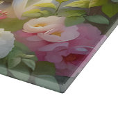 White Doves Cottage Garden Schneidebrett (Ecke)