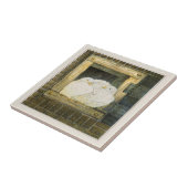 White Doves in Window Dutch Viktorianisch Art Fliese (Seite)