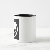 White Dragon black combo mug Tasse (Zentrum)