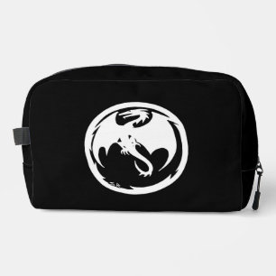 White Dragon Black Dopp Kit Waschbeutel