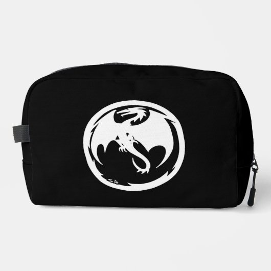 White Dragon Black Dopp Kit Waschbeutel (Vorderseite)