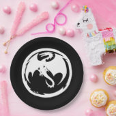 White Dragon Black Large Paper Teller (Party)