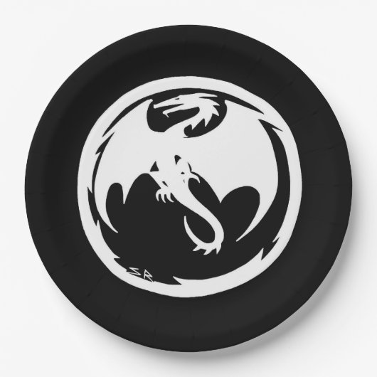 White Dragon Black Large Paper Teller (Vorderseite)