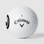 White Dragon Callaway Warbird Golfbälle 3 pk (Logo)