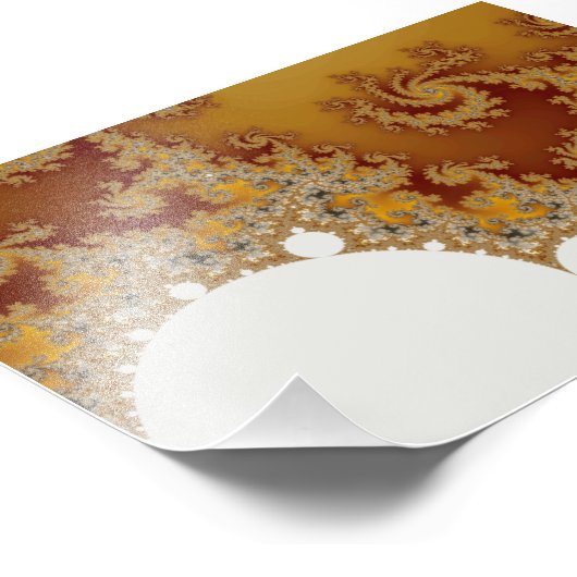 White Dragon Fotodruck (Ecke)