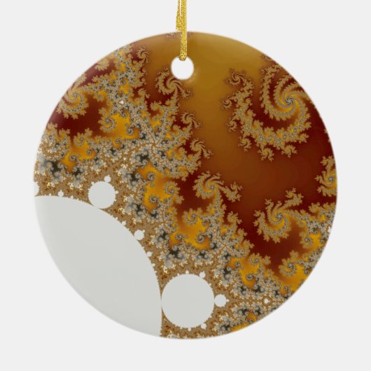 White Dragon Keramik Ornament (Hinten)