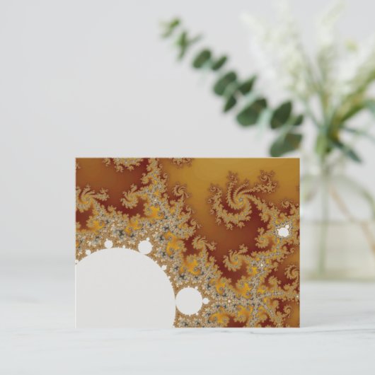 White Dragon Postkarte (Stehend Vorderseite)