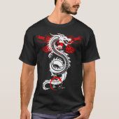 White Dragon Wing Chun Kung Fu T - Shirt (Vorderseite)