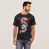 White Dragon Wing Chun Kung Fu T - Shirt (Vorne ganz)