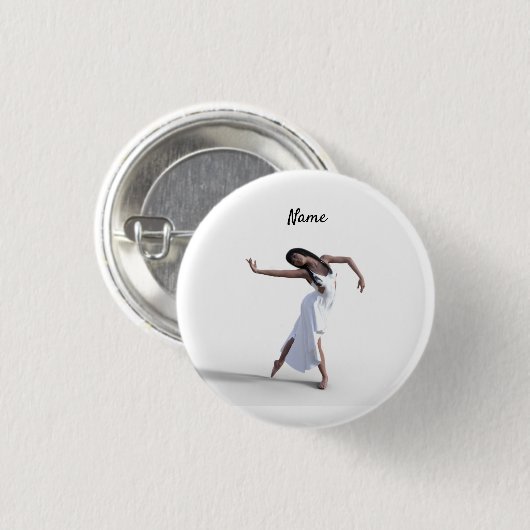 White Dress Dancer Thunder_Cove Button (Vorne & Hinten)