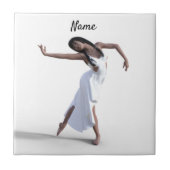 White Dress Dancer Thunder_Cove Fliese (Vorderseite)