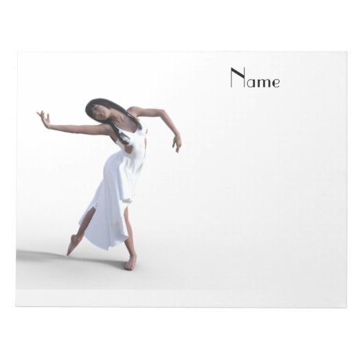 White Dress Dancer Thunder_Cove Notizblock (Vorderseite)