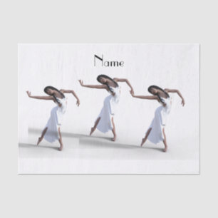 White Dress Dancer Thunder_Cove Seidenpapier
