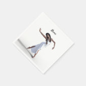 White Dress Dancer Thunder_Cove Serviette (Ecke)