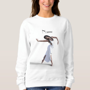 White Dress Dancer Thunder_Cove  Sweatshirt